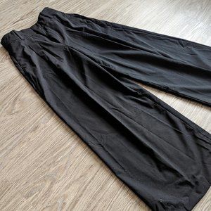 High Waisted, Wide Leg Trousers